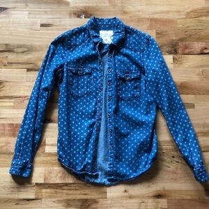DONATING 3/20/22- Make Offer!! H&M Denim Button Up